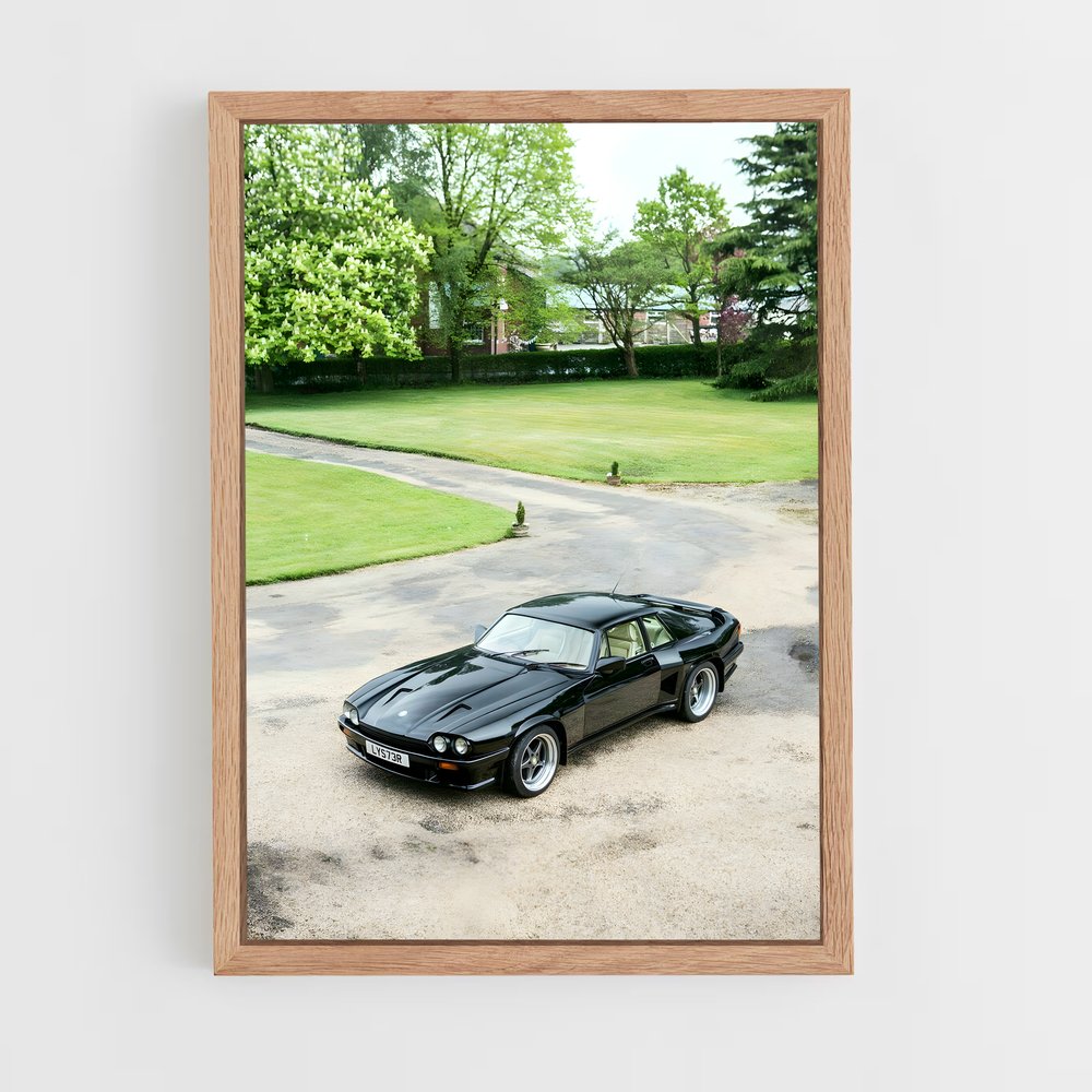 Poster V12 Noir Élégance – affiche Jaguar (vue 4)